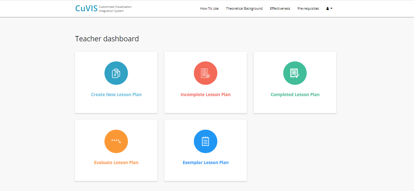 cuvis teacher dashboard